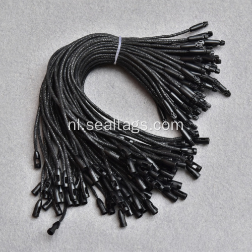 Zwarte kleur Hangtag String Bullet String Lock